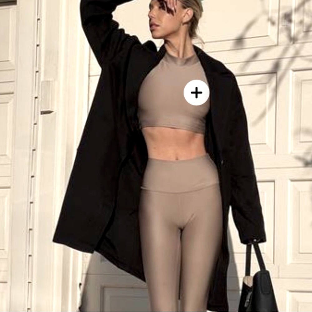 Alo yoga airlift legging in gravel size L